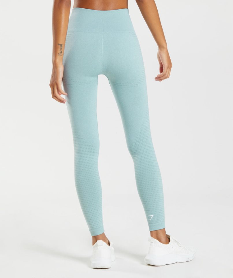 Women's Gymshark Vital Seamless 2.0 Leggings Light Blue | CA 6N3DA7